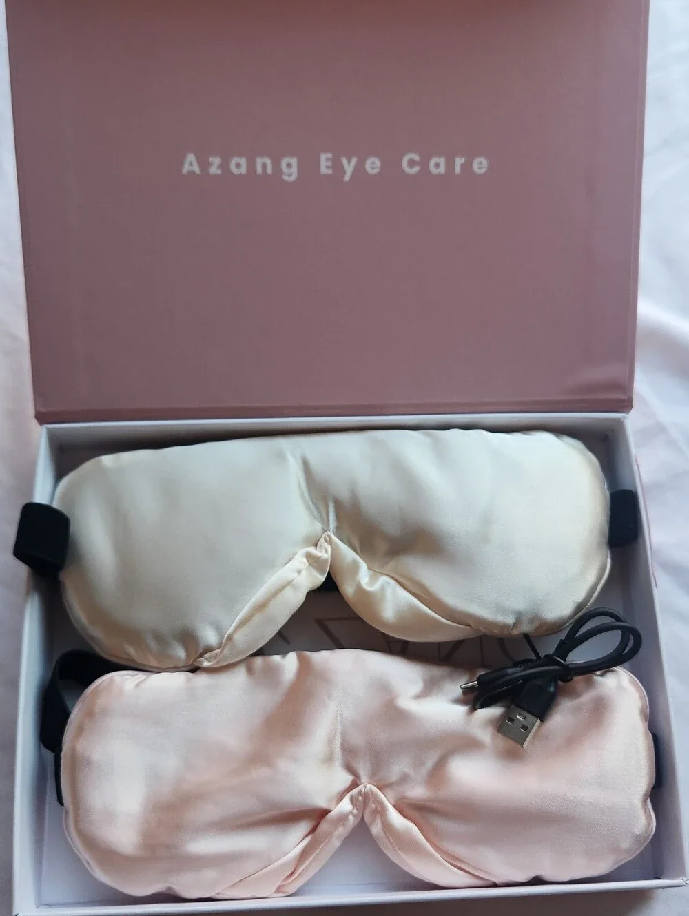 Pink Cordless Heated Eye Mask